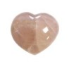 Roze kwarts edelsteen hart 250-300 gram