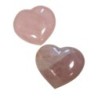 Roze kwarts edelsteen hart 550-750 gram