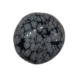 Obsidiaan sneeuwvlok trommelstenen 250 gr. (mt3)