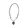 Lapis Lazuli stoere hanger aan koord