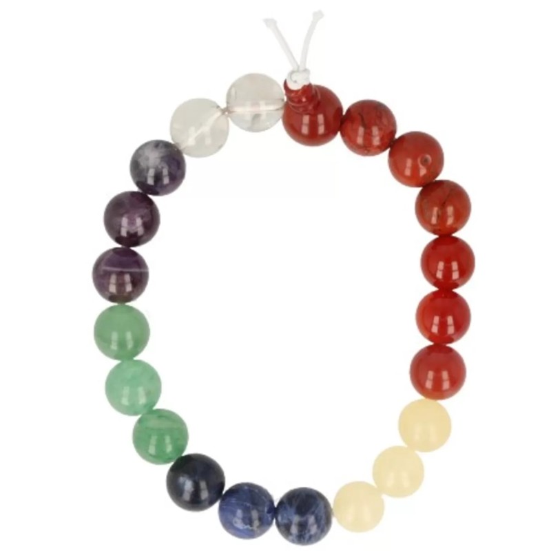 Chakra powerbead mannen - extra lange armband