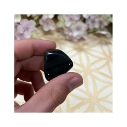 Obsidiaan regenboog trommelstenen 100 gr. (mt3)