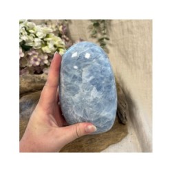 Calciet blauw edelsteen sculptuur nr.05