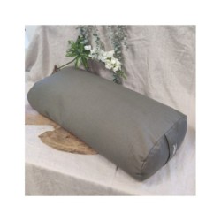 YogaStyles Design Bolster - Ovaal Grijs