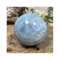 Calciet blauw edelsteen bol nr.03