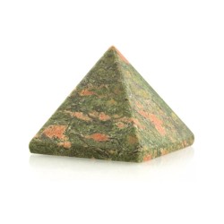 Unakiet piramide 30 mm edelsteen