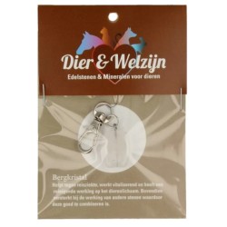 Bergkristal halsband hanger Dier & Welzijn