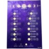 Maankalender poster A4 - 2025