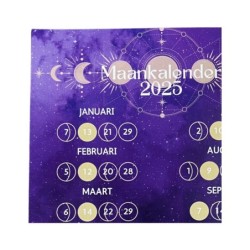 Maankalender poster A4 - 2025