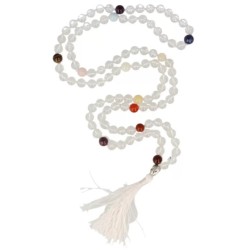 Chakra Bergkristal mala ketting