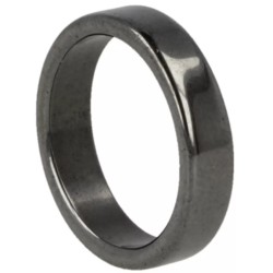 Hematiet edelsteen ring plat 5 mm - 18