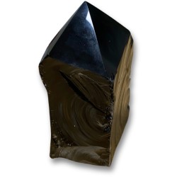 Obsidiaan Zwart top gepolijst nr.14