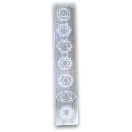 Seleniet oplaadsteen 20 cm chakra