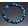 S4H Blauwe Tijgeroog Armband - 8mm Kralen - 18cm | Stonesforhealth.nl