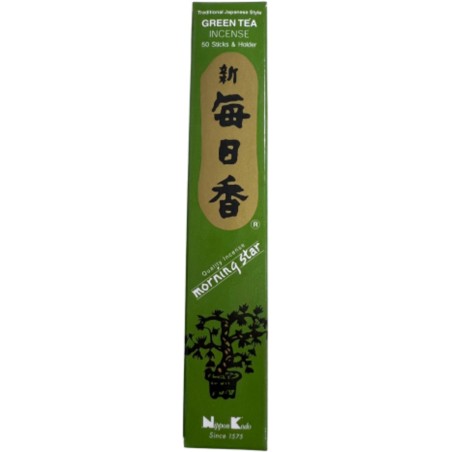 Green Tea wierook stokjes - Nippon Kodo - Morning star