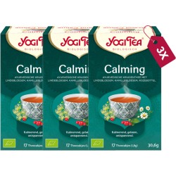 Yogi Tea Calming Bio - 3 pakjes van 17 theezakjes