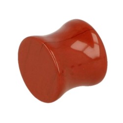 Plug oorpiercing 12 mm Jaspis rood