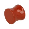 Plug oorpiercing 12 mm Jaspis rood