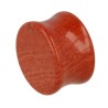 Plug oorpiercing 20 mm Jaspis rood