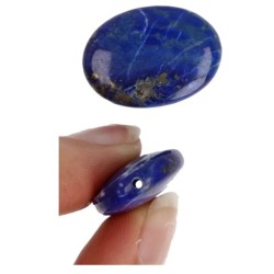 Lapis Lazuli 25 mm ovaal kraal - losse kraal