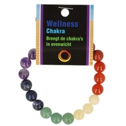 Chakra powerbead mannen + kaart 21 cm