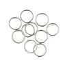 Splitring 8x1 mm, zilverkleur, 10 stuks