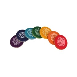 Chakra klankschalen set in driehoekdoos