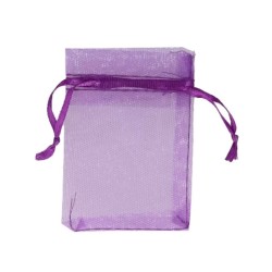 Organza buidel 7x9 paars