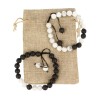 Shamballa armbanden set yin/yang in buidel