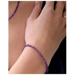 Amethist summer vibes armband