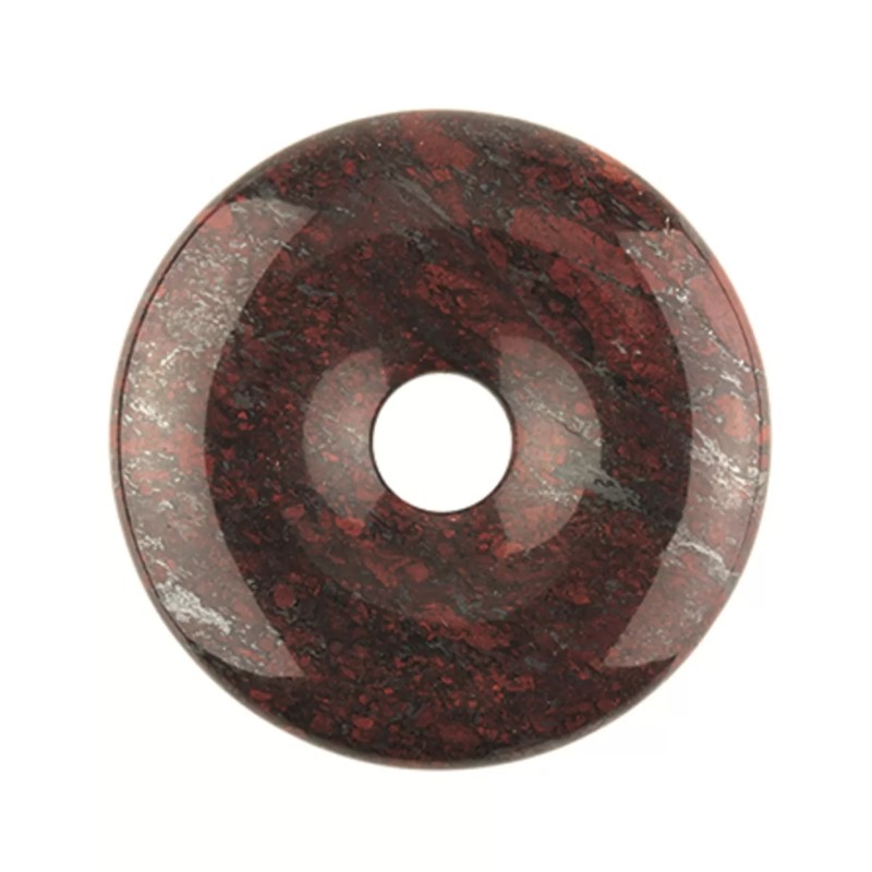 Jaspis breccie donut 30 mm