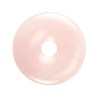 Roze kwarts donut 40 mm