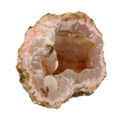 Chalcedoon roze ruw, p/kg