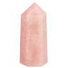 Roze kwarts edelsteen punt 7-8 cm