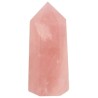 Roze kwarts edelsteen punt 7-8 cm