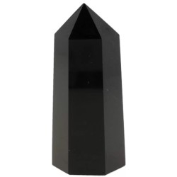 Obsidiaan zwart edelsteen punt 7-8 cm