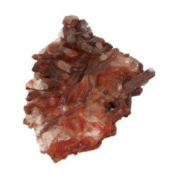 Bergkristal rood ruw 150-200 gram