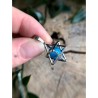 Howliet blauw Merkabah kooihanger (bijgekleurd)