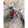 Carneool Merkabah kooihanger