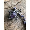 Amethist Merkabah kooihanger