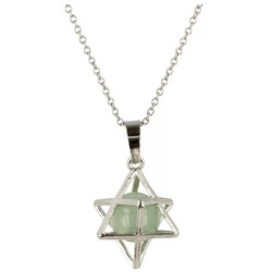 Aventurijn groen Merkabah kooihanger