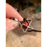 Jaspis rood Merkabah kooihanger