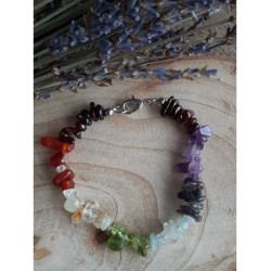 Chakra splitarmband met slotje