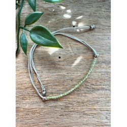 Peridoot hartje zomer armband - Love Gems