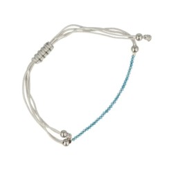 Topaas London hartje zomer armband (synth) - Love Gems