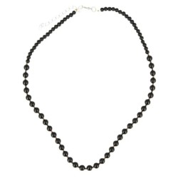 Edelsteen ketting Onyx met zwart