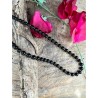 Edelsteen ketting Onyx met zwart