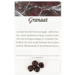 Granaat kralen facet 9mm - 4 st.