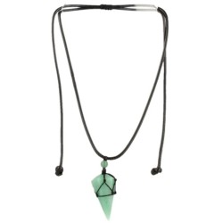 Aventurijn groen ketting mannen cone