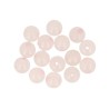 Roze kwarts kralen 6 mm - 15 st.